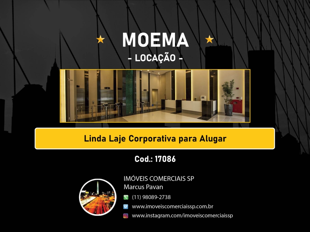 Imoveis Comerciais SP - Moema Laje Corporativa Alugar Video 17086