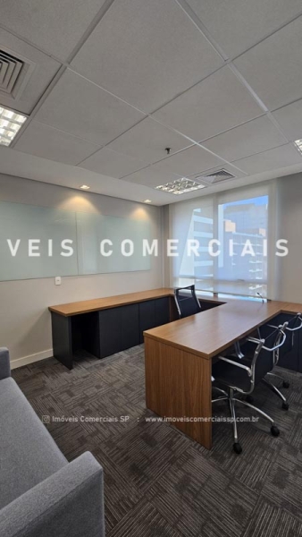 Imoveis Comerciais SP - Escritorio Mobiliado Locação Vila Olímpia 17287