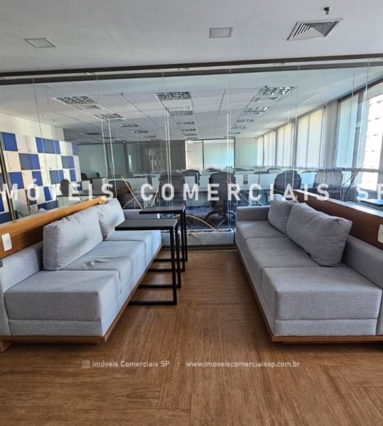 Imoveis Comerciais SP - Escritorio Mobiliado Locação Vila Olímpia 17287