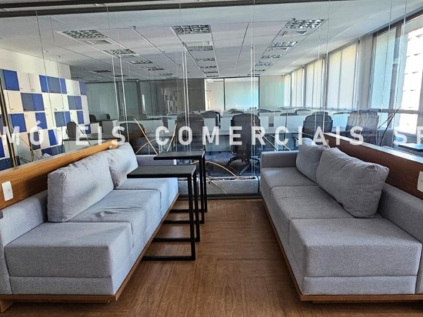 Imoveis Comerciais SP - Escritorio Mobiliado Locação Vila Olímpia 17287