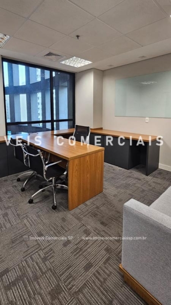 Imoveis Comerciais SP - Escritorio Mobiliado Locação Vila Olímpia 17287