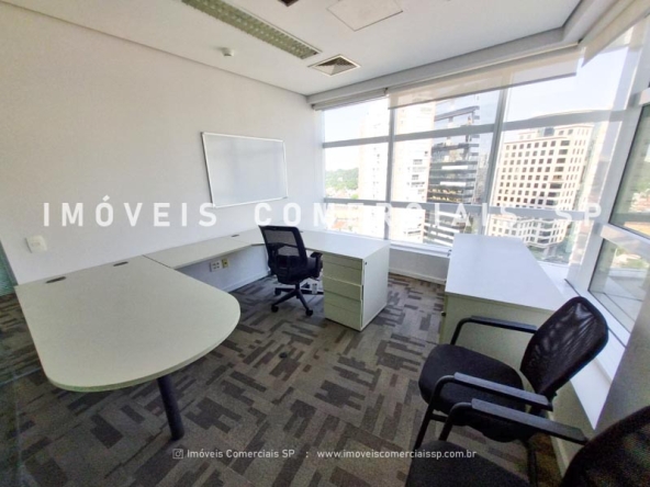 Imoveis Comerciais SP - Escritorio Mobiliado Alto Padrao Alugar Itaim Bibi 17173