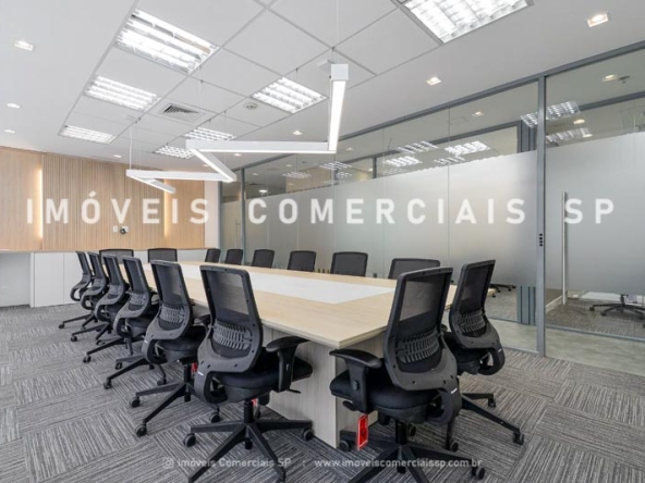 Imoveis Comerciais SP - Escritorio Mobiliado Alto Padrao Itaim Bibi Vila Olimpia cod 17196