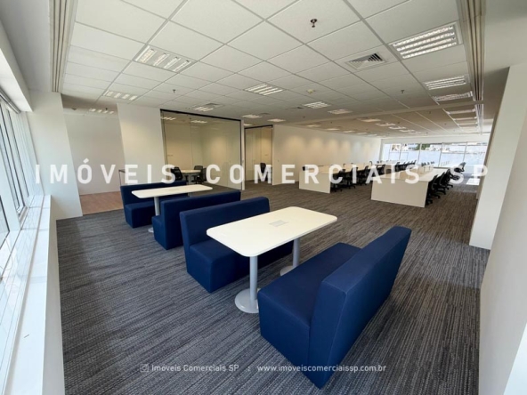 Imoveis Comerciais SP Pronto Escritorio Mobiliado 260m2 Alugar Brooklin 17238