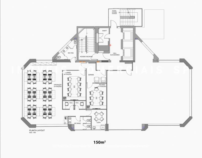 Imoveis Comerciais SP Escritorio Mobiliado Alugar Higienopolis 17420