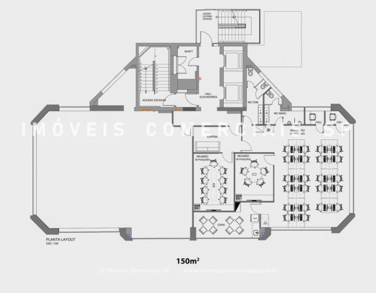 Imoveis Comerciais SP Escritorio Mobiliado Alugar Higienopolis 17420
