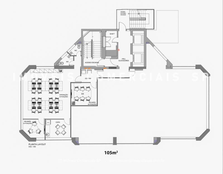 Imoveis Comerciais SP Escritorio Mobiliado Alugar Higienopolis 17420